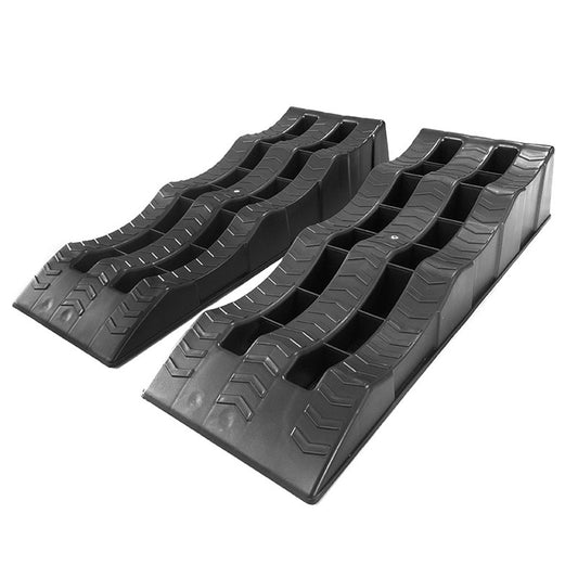 2pcs Plastic Three Step Parking Tire Pads for Cars Recreational Vehicles RV