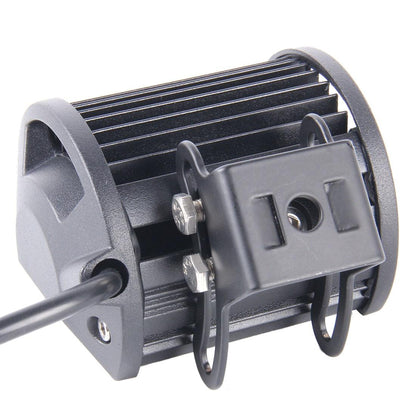 18W Cree 6 Led White Light Condenser Engineering Lamp / Waterproof Ip67 Suvs Light Dc 10 - 30V Black